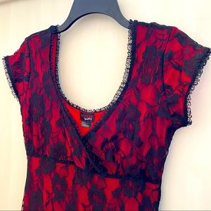 Rosy Lace Dress